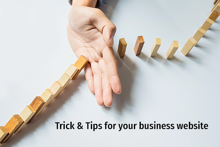 Tricks & tips for business website